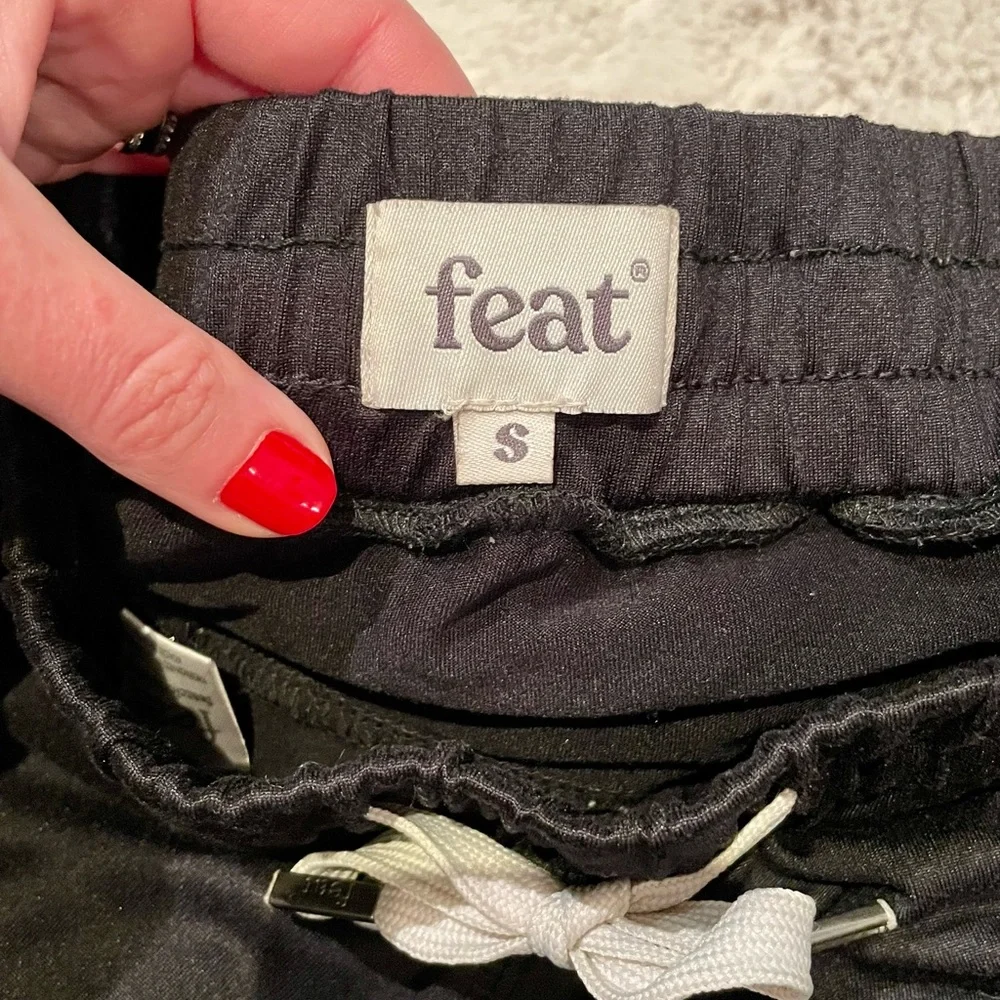 Feat Clothing Roam High Waisted 7/8 Super Soft Joggers Black - Picture 8 of 10